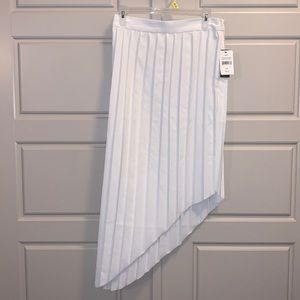 Pleated Asymmetrical Skirt